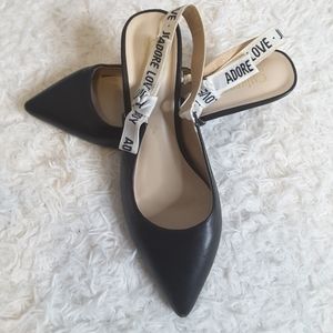 NWOT Catherine Malandrino Adore "Adore Love Joy " Sling Back Heels Size 8.5